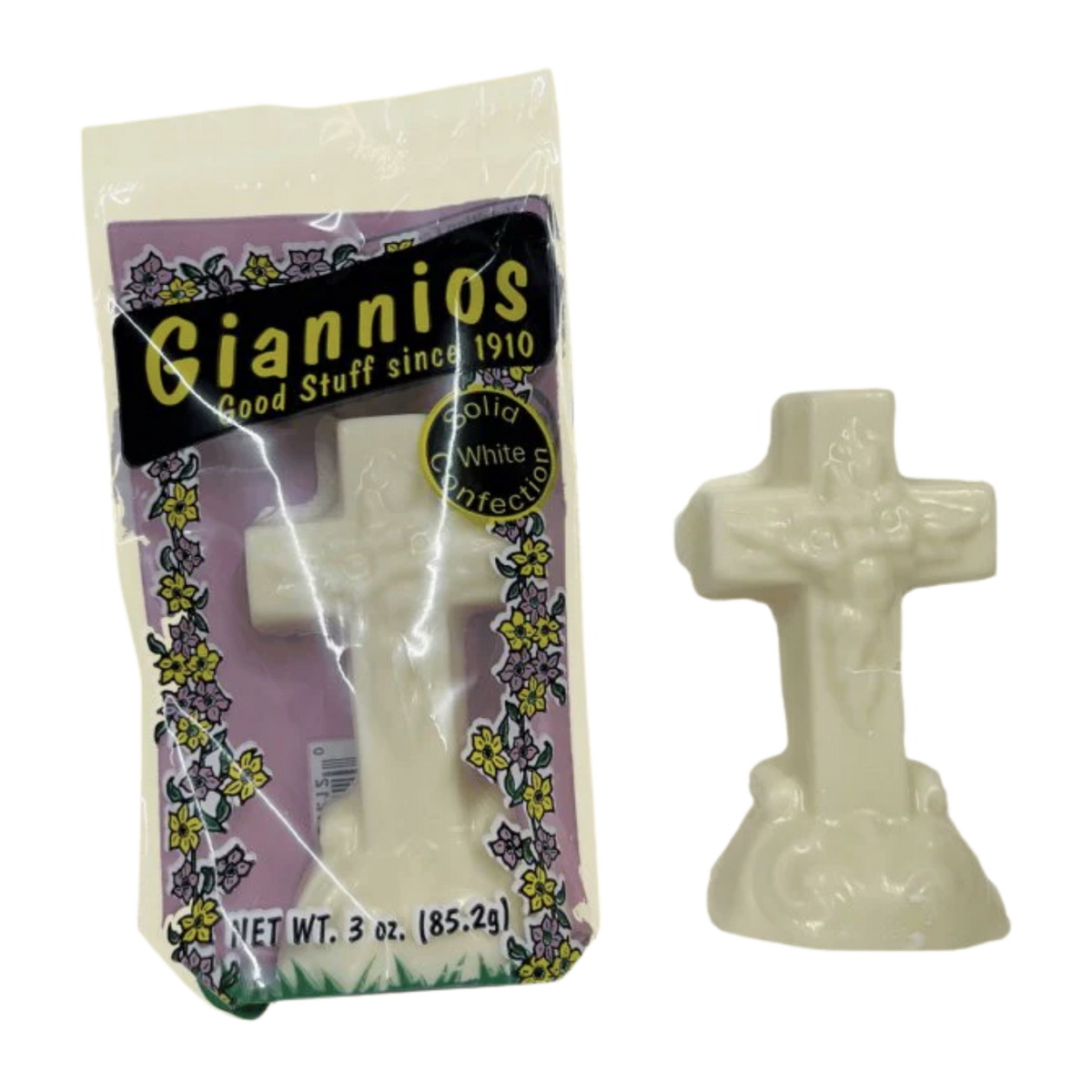 3OZ White Easter Cross