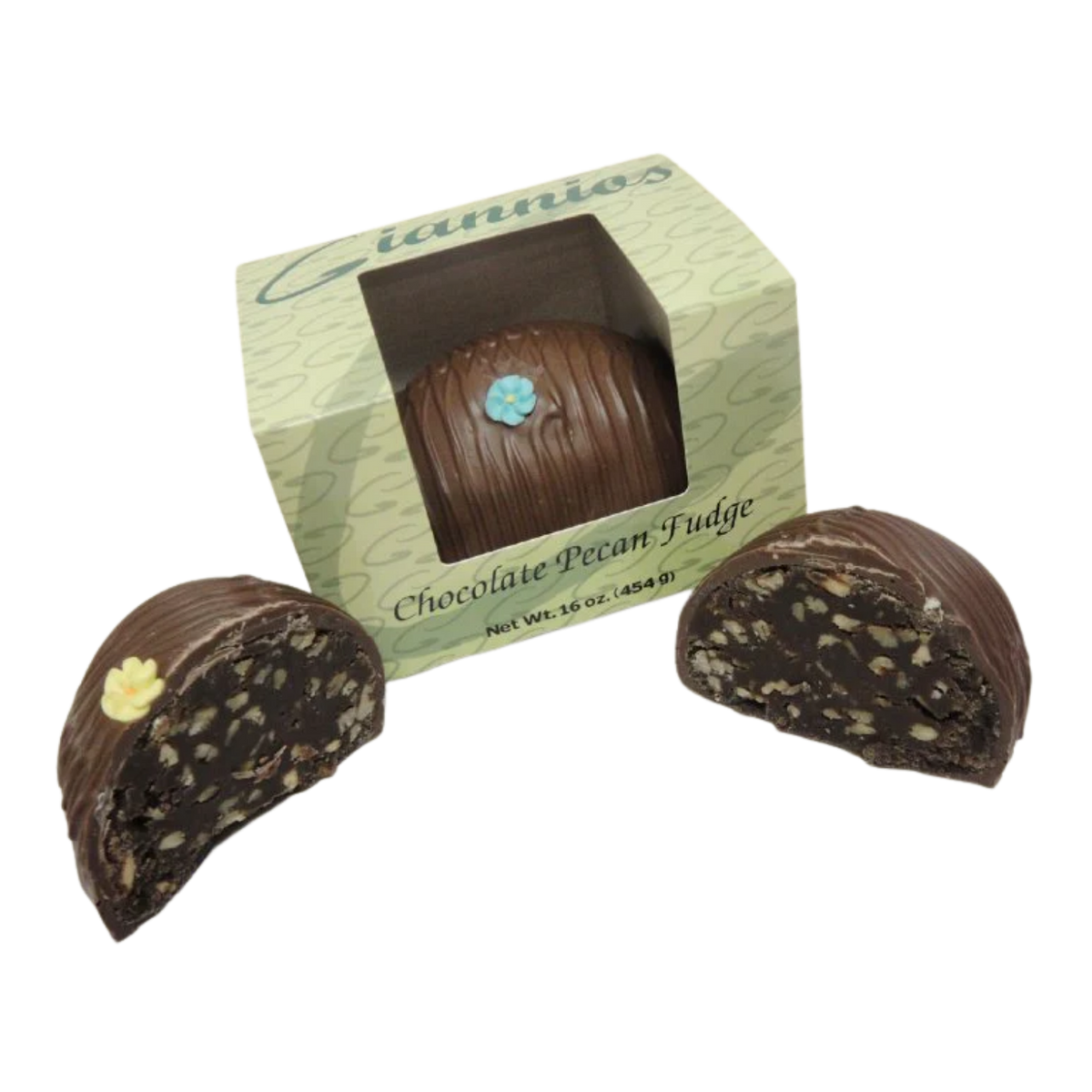 Milk Chocolate Pecan Fudge Egg